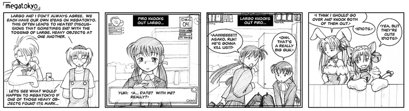 Illustration for article titled Popular Webcomic Megatokyo Is Getting Its Own Game